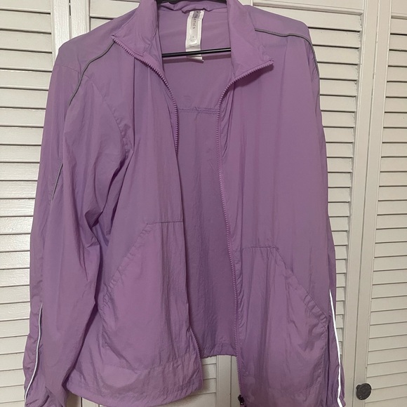 Fabletics Purple Oversized Windbreaker Women Size S - Picture 2 of 4